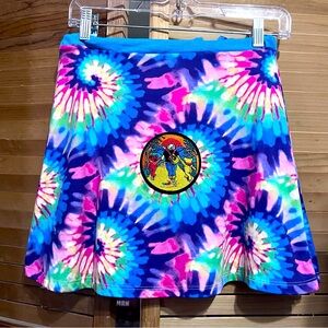 Grateful Dead Tie Dye upcycled T-shirt mini skirt